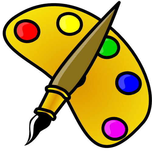 Art Palette Brush Art Club