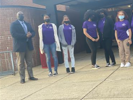 Student 2 Student club donated toys to Primetime kids at Loyd Auman Elementary School
